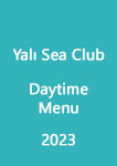 Yali Sea Club 2023 daytime menu