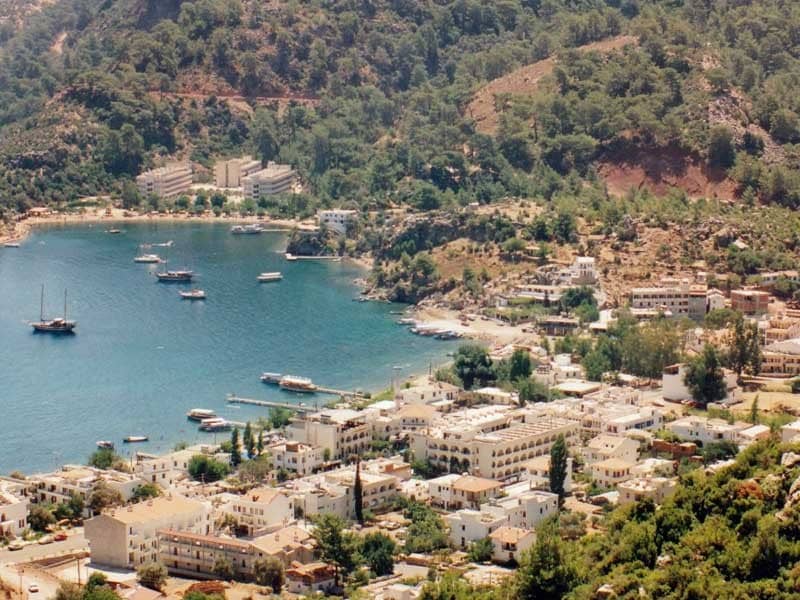 Looking down into Turunç village (1996)