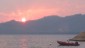 Hisarönu - Beach at sunset - some people still swimming!