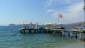 Saranda (left) beach jetties