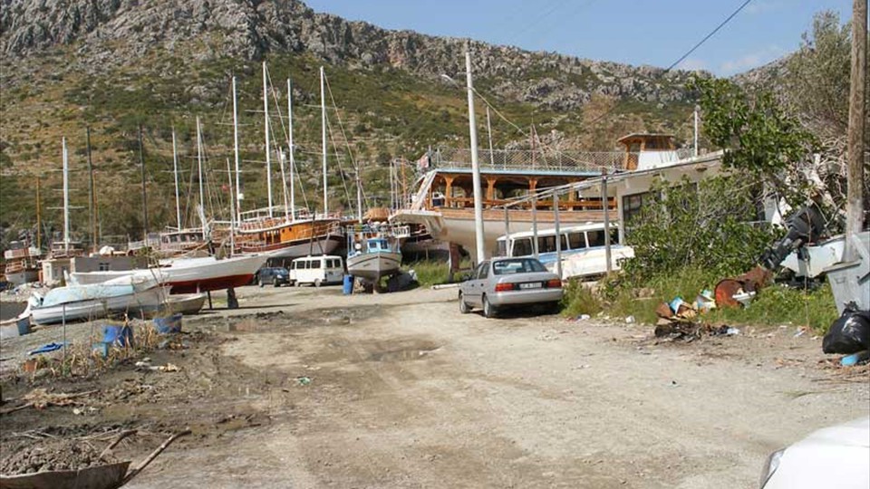 Bozburun - Gulets under construction