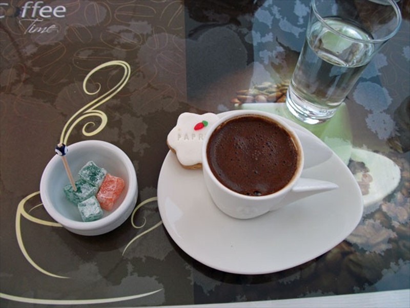 Selimiye - Turkish coffee and goodies at Paprika restaurant