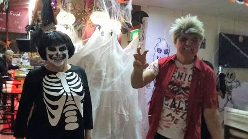 Annual Halloween party at Musti Restaurant